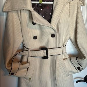 Ladies wool blend Sonia & Kyo trench style coat.